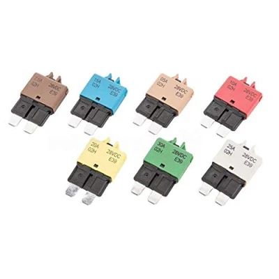 Afbeelding van Mintice 12V/24V 10A Handmatige Reset Motor Auto Audio Stroomonderbreker Online Zekeringhouder Stereo Blade Bescherming Zekering