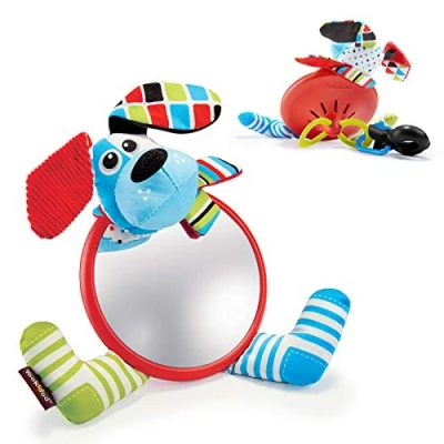 Afbeelding van Yookidoo Spiegel voor Baby in Auto en Buggy model Hond