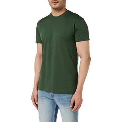 Image de Lower East T shirt à col rond (paquet de 5) Homme, vert foncé, S