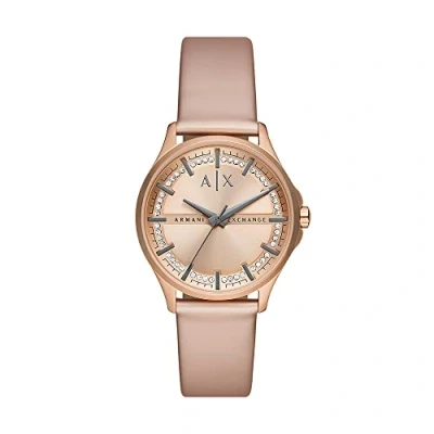Afbeelding van Armani Exchange Horloge Rose goldcoloured, Dames, Maat: One Size, gold coloured