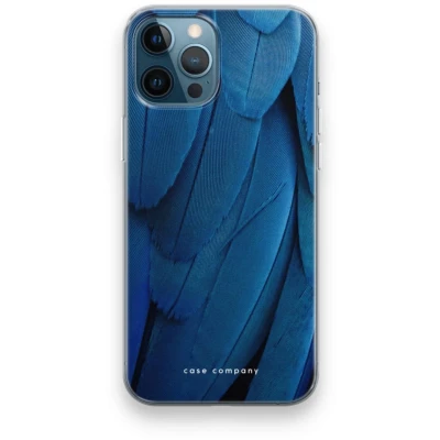 Afbeelding van Case Company® hoesje geschikt voor iPhone 12 Pro Pauw Soft Cover Telefoonhoesje Bescherming aan alle Kanten en Schermrand