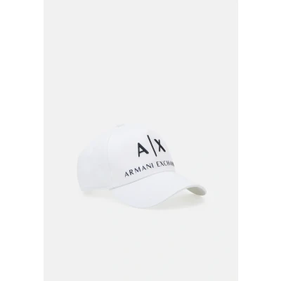 Afbeelding van Armani Exchange Baseball HAT Unisex Pet, Maat: One Size, Bianco/blu navy