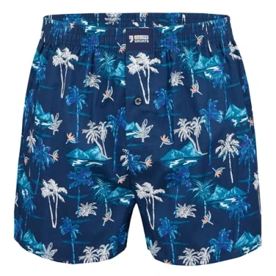 Afbeelding van Happy Shorts WIDE Mouse WITH Hearts Boxershort, Heren, Maat: Medium, Island