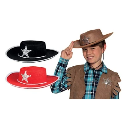 Afbeelding van Boland Kinderhoed Sheriff assorti 55 Kinderen Jongens en meisjes Cowboy Indiaan
