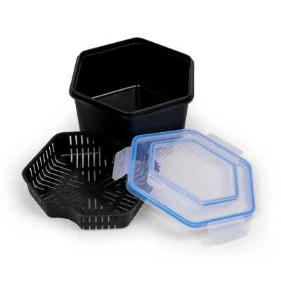 Afbeelding van Zebco Secure Lock Bait Box and Sieve 2 liter