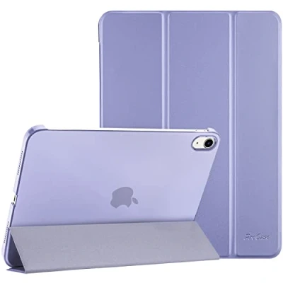 Afbeelding van ProCase Cover voor iPad 10e generatie 27,68 cm 2022, A2696, A2757, A2777, beschermende hoes, automatische slaap /wekfunctie, lichtpaars