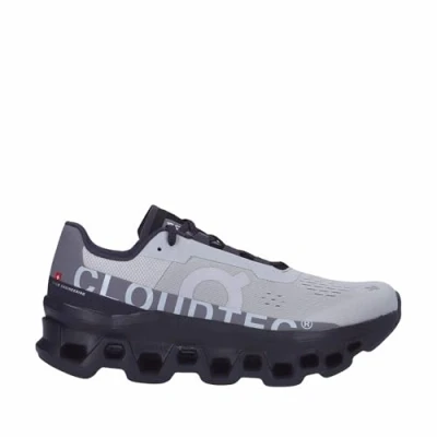 Afbeelding van On Cloudmonster Hardloopschoenen voor op de weg Glacier black, Heren, Maat: 43, black Polyester