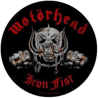 Afbeelding van Motorhead ; Iron Fist Circular Rugpatch