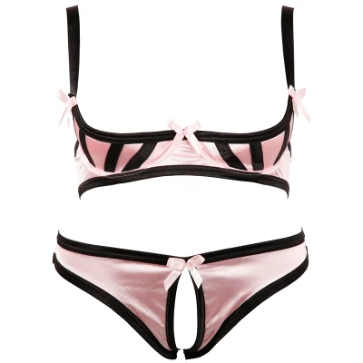 Afbeelding van Cottelli Collection Half open bh set in roze, maat 85 B/L