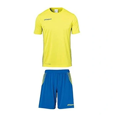 Afbeelding van Uhlsport Score Sporttenue Korte Mouw Heren Royal / Lime Yellow Maat: 3XL