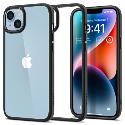 Afbeelding van Spigen Ultra Hybrid TPU Back Cover Zwart Apple iPhone 14