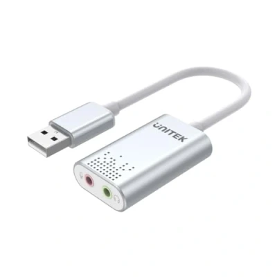 Afbeelding van UNITEK Y 247A audio omzetter Zilver