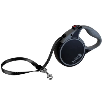 Afbeelding van Kong Retractable Leash Terrain 5m Black Small