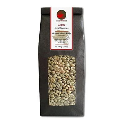 Afbeelding van groene koffie Highlands Java Kayumas (groene koffiebonen 500 g) GMP gecertificeerd