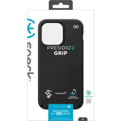 Afbeelding van Speck Presidio2 Grip Apple iPhone 14 Pro Max Black with Microban