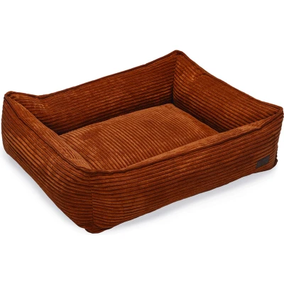Afbeelding van Designed by Lotte Ribbed Hondenmand Terracotta 80x70x22 cm