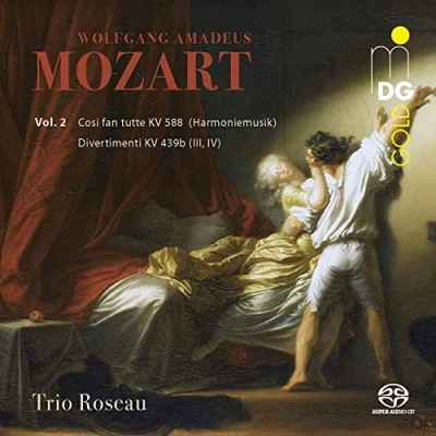 Afbeelding van Trio Roseau Mozart: Divertimenti (Super Audio CD)