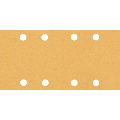 Image de BOSCH 2608900856 Feuille abrasive Expert C470 Best for Wood and Paint, 93 x 186 mm, grain 120, 8 trous (10 pcs)