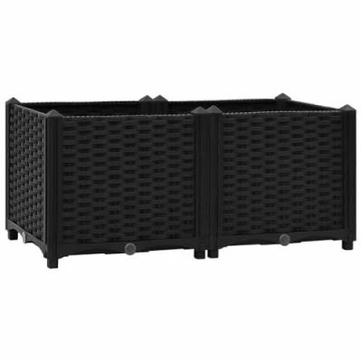 Afbeelding van Plantenbak verhoogd 80x40x38 cm polypropyleen