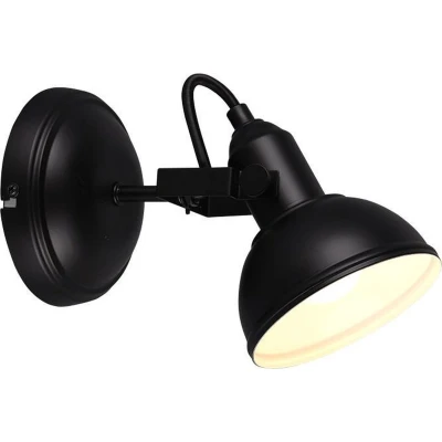 Afbeelding van REALITY GINA Spot Zwart mat excl. 1x E14 40W