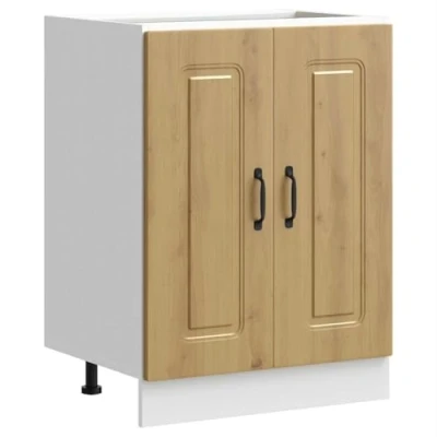 Afbeelding van vidaXL Spoelbakonderkast Kalmar 60x46x81,5 cm hout artisanaal eiken