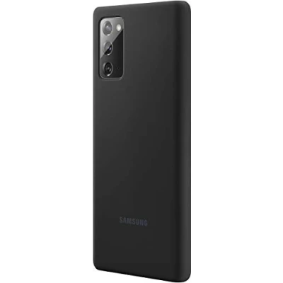 Afbeelding van Samsung Galaxy Note20 Silicone Cover EF PN980 Zwart