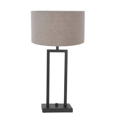 Afbeelding van Steinhauer tafellamp Stang zwart metaal 30 cm E27 fitting 8210ZW