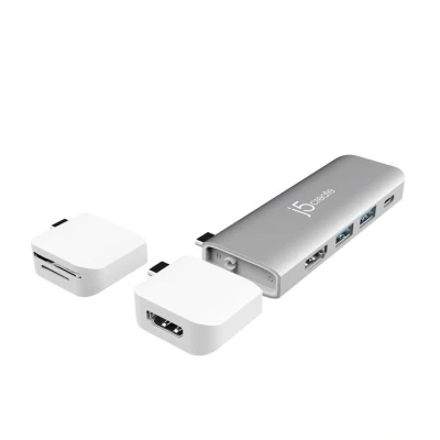 Afbeelding van j5create ULTRADRIVE Kit USB C® Dual Display Modular Dock