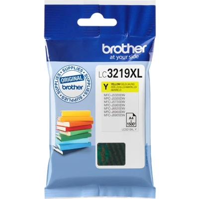 Afbeelding van Brother LC 3219XL Y Inktcartridge Geel Hoge capaciteit