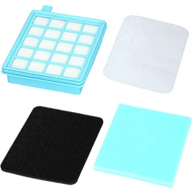 Afbeelding van 4 filters geschikt voor Philips PowerPro Active/Compact stofzuiger, alternatief FC8058/01