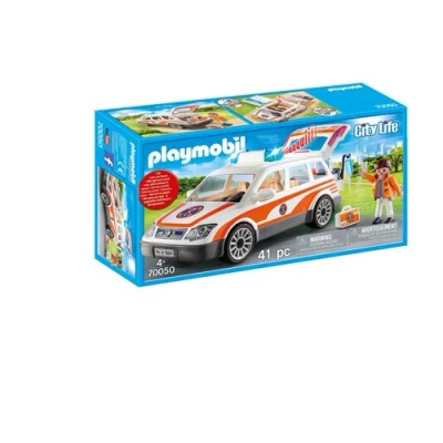 Image de Playmobil City Life 70050 Voiture et ambulanciers