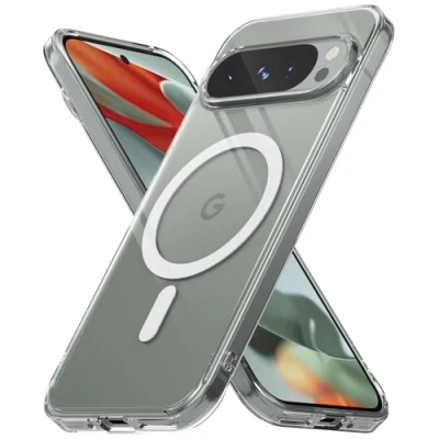 Afbeelding van Ringke beschermhoes compatibel met Google Pixel 9 Pro/Pixel [Fusion Magnetic], magnetisch, transparant, ultradun, stijf, bumper, schokbestendig, voor 9, accessoires