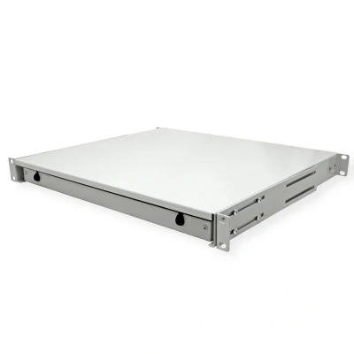 Afbeelding van ROLINE 19 inch toetsenbordlade 1 U, 400mm diep afsluitbaar grijs