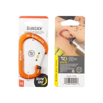 Afbeelding van Nite Ize Karabijnhaak Slidelock Aluminium Oranje #4