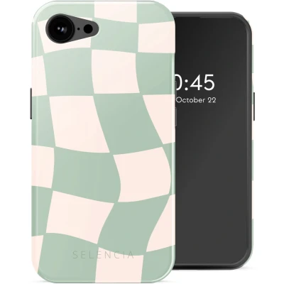 Afbeelding van Selencia Vivid Backcover met MagSafe voor de Apple iPhone 16e Groovy Sage Green