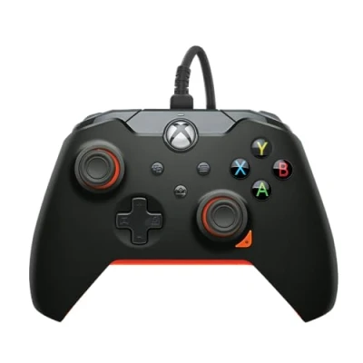 Image de Manette filaire Pdp pour Xbox et PC Noir atomique