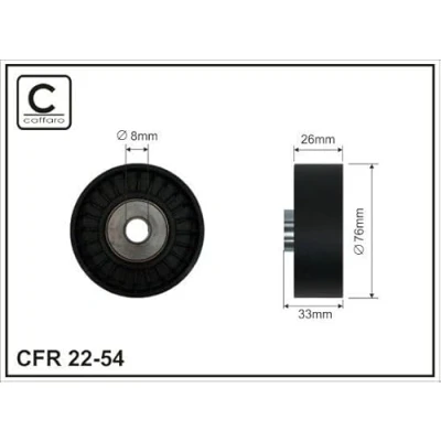 Afbeelding van CAFFARO 22 54 Geleiderol