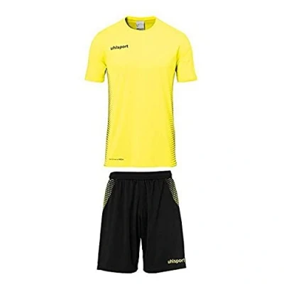 Afbeelding van Uhlsport Score Sporttenue Korte Mouw Heren Fluogeel / Zwart Maat: 3XL