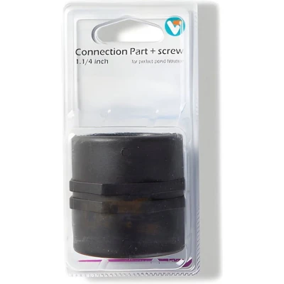 Afbeelding van Recht verbindingsstuk met schroefdraad connection part screw 1.1/4 inch Velda