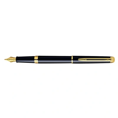 Afbeelding van Vulpen Waterman Hémisphère black lacquer GT medium