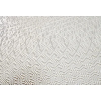 Image de Soleil d&#039;ocre sous Nappe Toile cirée, Polychlorure de Vinyle, Blanc, 140 x 240 cm