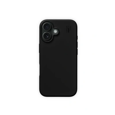 Afbeelding van iDeal Of Sweden Silicone Case met magnetische ring geschikt voor iPhone 16 Black