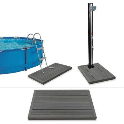 Afbeelding van Vloerelement voor solardouche of zwembadladder HKC