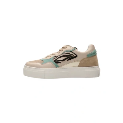 Afbeelding van Maruti Sneakers laag, Dames, Maat: 38, Offwhite blue zebra Leer