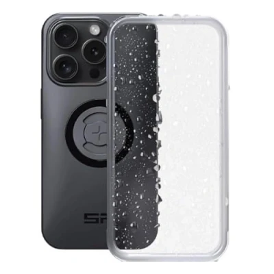 Afbeelding van SP Connect Hoesje Geschikt voor iPhone 16 Pro Siliconen Weather Cover Zwart