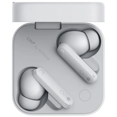 Afbeelding van CMF by Nothing Buds Pro 2 draadloze hoofdtelefoon met hifi geluid, 50 dB, actieve hybride ruisonderdrukking, 6 HD microfoons en ruimtelijk audio effect, 2025 lichtgrijs