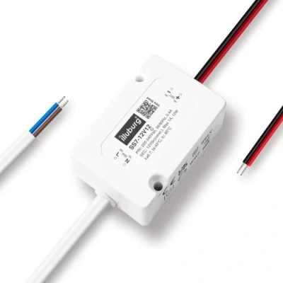 Afbeelding van illuburg Led transformator, 12 V, W, waterdicht, IP67, zonder flikkeren, led, voeding, driver voeding