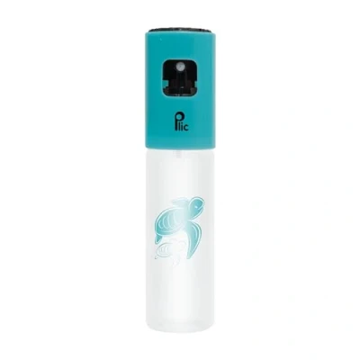 Afbeelding van PLIC verstuiver 100 ml ● navulbare sproeiers zachte spray, fijne druppels vliegtuigformaat multifunctioneel transparant en blauw