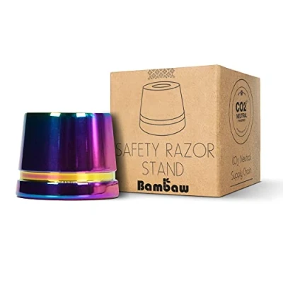 Afbeelding van Bambaw Metal Safety Razor Houder Regenboog