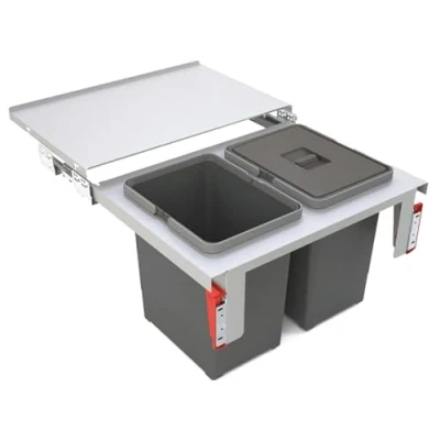 Afbeelding van Franke Sorter Garbo 60 2 inbouw afvalsysteem x 18 Liter afvalbak 1210284027